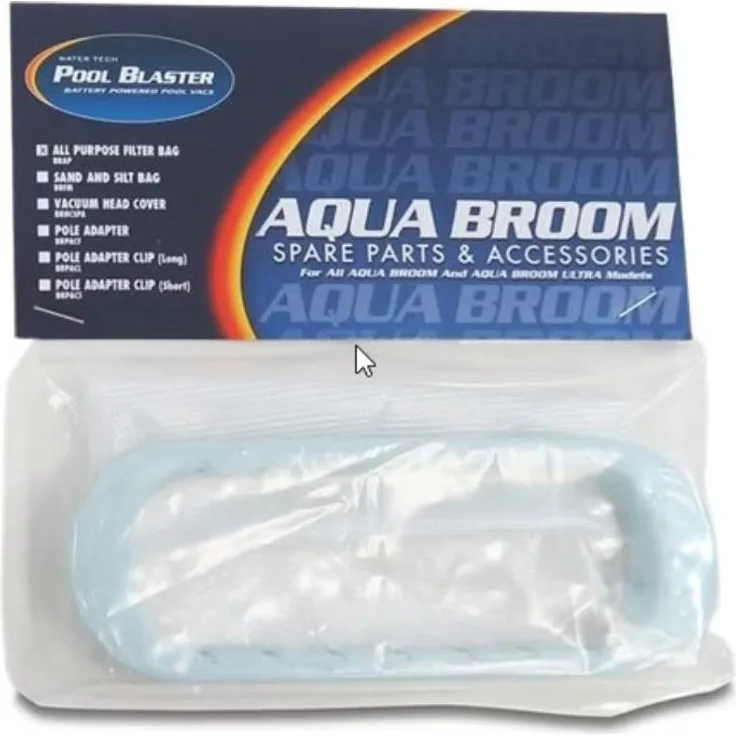Chemoform Filter / Filtersack Standard für Pool Blaster Aqua Broom, wiederverwendbar aus Polyester, 15 x 5,5 cm