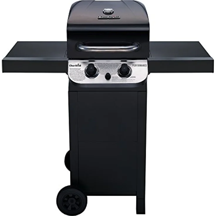 Char-Broil 210 B Convective Gasgrill, 2 Brenner, schwarz – Bild 2
