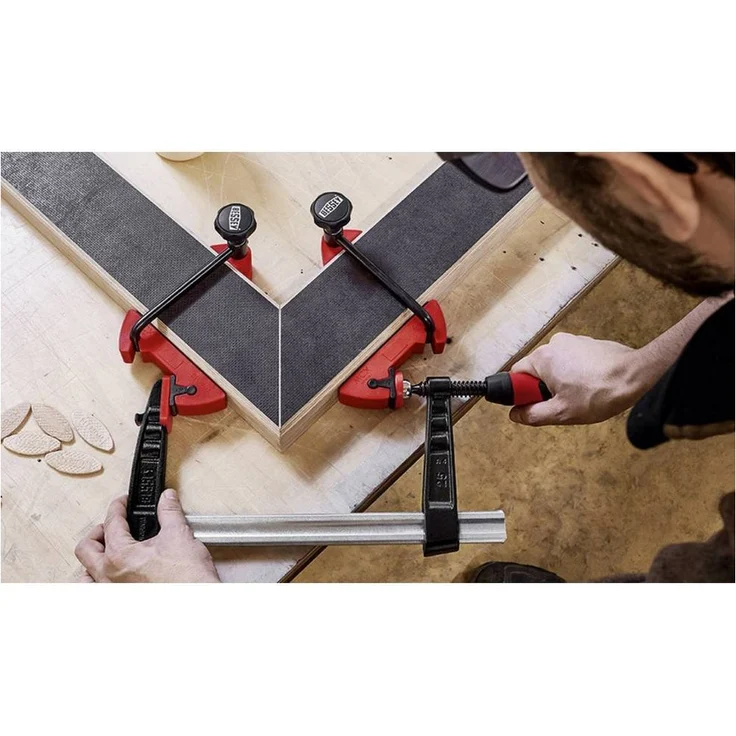 Bessey Schraubzwinge Gehrungs-Spannsystem, 90° Winkel, rot – Bild 1