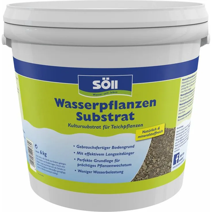 Söll Teichreiniger Wasserpflanzensubstrat 6 kg