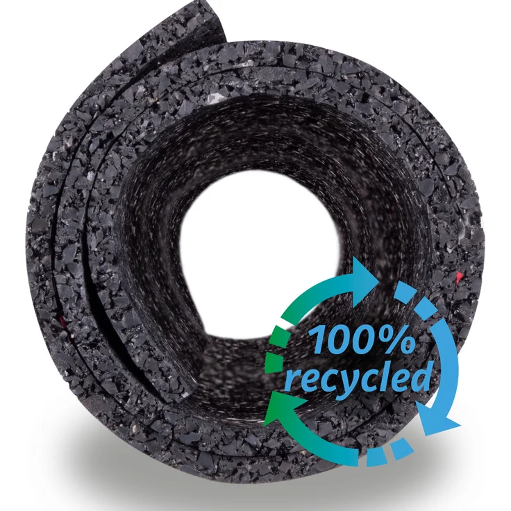 Hinrichs Antirutschmatte - 60x60x0,6 cm Antivibrationsmatte für Waschmaschinen - Gummimatte mit Cutter - Preisvergleich – Bild 4