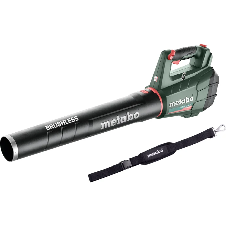 Metabo Akku Laubbläser LB 18 LTX BL (18 Volt, Li-Ion, Tragegurt, gummierter Griff, 150 km/h Luftgeschwindigkeit, bürstenloser Motor) ohne Akku und Ladegerät, im Karton – Bild 2