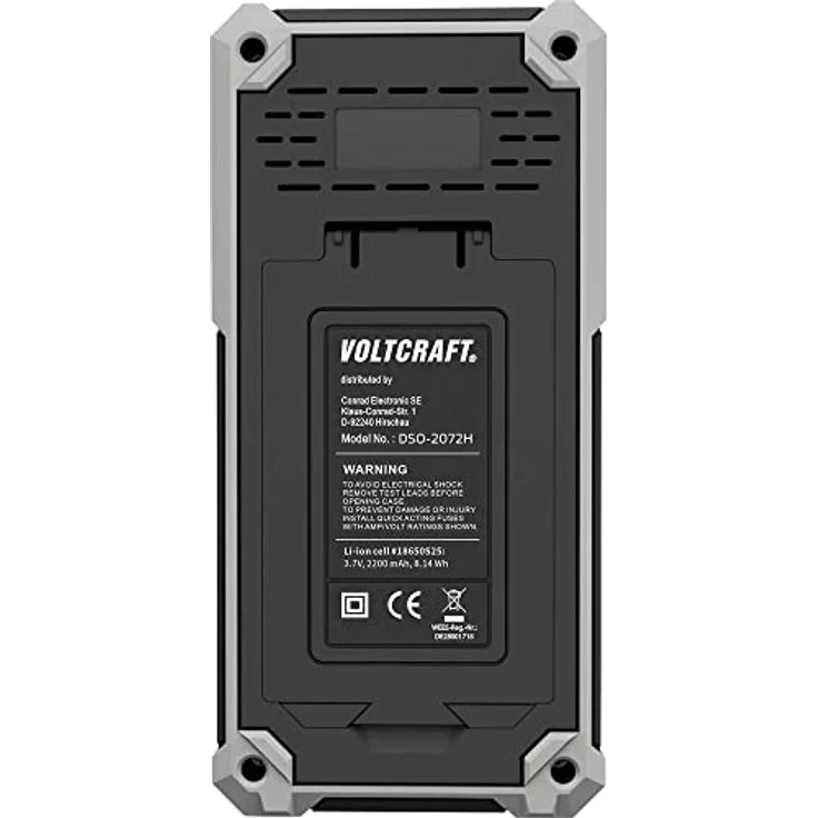 VOLTCRAFT DSO-2072H Hand-Oszilloskop (Scope-Meter) 70 MHz 2-Kanal 250 MSa-s 8 kpts 8 Bit Handgerät 1 St. (VC-11901280) – Bild 4