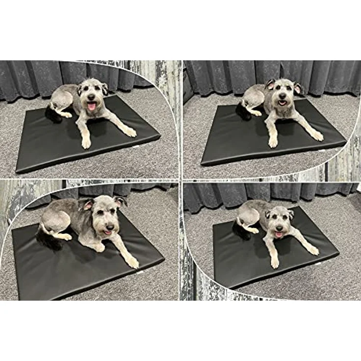 FORTISLINE Hundematte Hundebett Capri (M - 80cm x 60cm, Schwarz) – Bild 5
