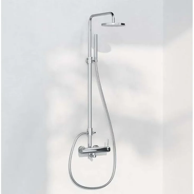 Steinberg 100 - Brauseset mit Armatur, Durchmesser 200 mm, verchromt, Easy-Clean-Technologie – Bild 5