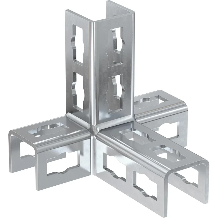 Fischer Holzverbinder 562845, Schellen aus Stahl, 10er Pack