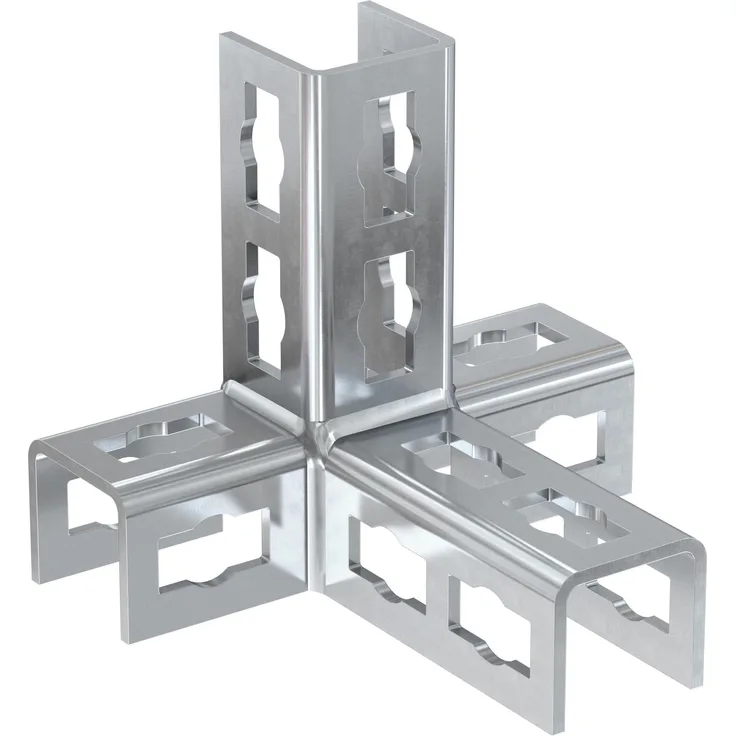 Fischer Holzverbinder 562845, Schellen aus Stahl, 10er Pack