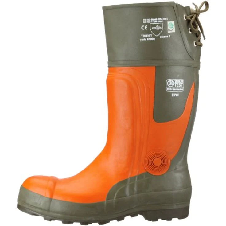 Craftland Waldarbeiterstiefel ULME, Sicherheitsschuhe für Forstwirtschaft mit hohem Tragekomfort – Bild 7