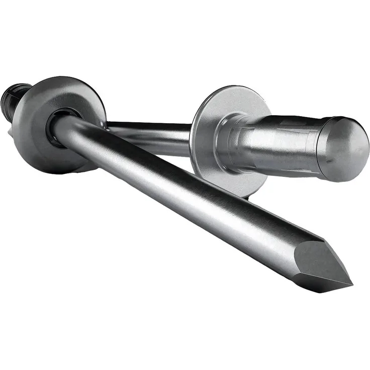 Gesipa 1433536 Blindniete, 5mm x 6mm, Stahl-Aluminium, 50 Stück, für einseitige Zugänglichkeit