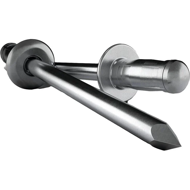 Gesipa 1433536 Blindniete, 5mm x 6mm, Stahl-Aluminium, 50 Stück, für einseitige Zugänglichkeit