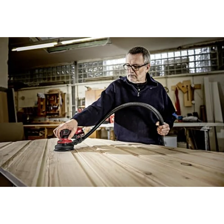Flex Akku-Exzenterschleifer ORE 2-125 18-EC, Multisander mit elektronischer Drehzahleinstellung, inkl. Transportkoffer, ohne Akku, Schleifteller-ø 125 mm – Bild 4