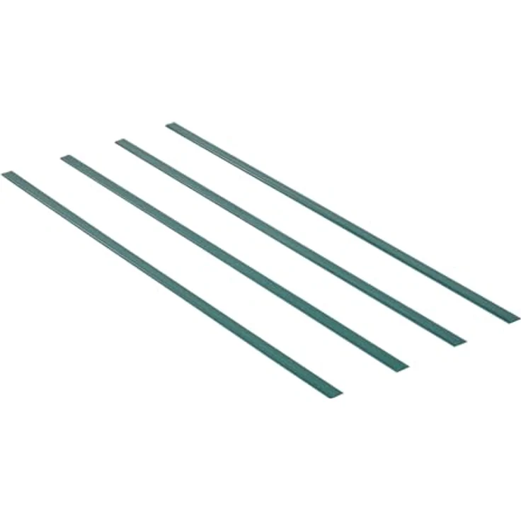 VEVOR 1130 mm doppelwandige vertikale Lamellen, hochdichte HDPE-Maschendrahtlamellen für Sichtschutz im Garten, Bauernhof und Sportplatz, grün – Bild 11