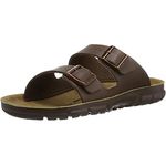 BIRKENSTOCK Classic Bilbao Birko-Flor Unisex-Erwachsene Pantoletten, Braun (Braun), 44 EU