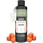 ALPHAZOO Premium Lachsöl für Hunde & Katzen, 250 ml, reich an Omega-3 Fettsäuren, natürliches Fischöl für Haut und Fell