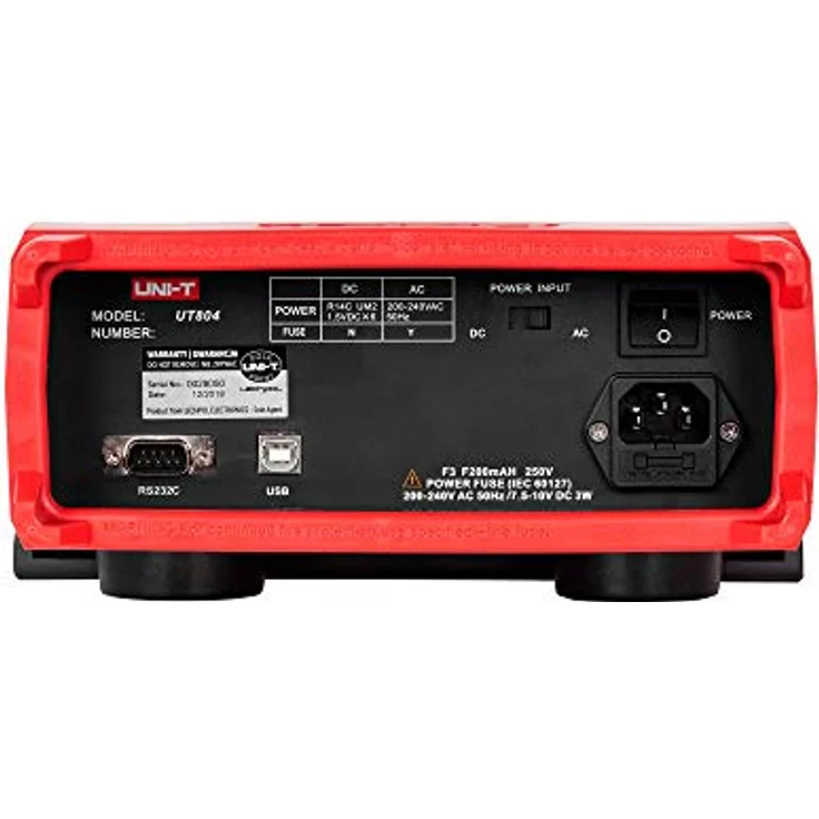 UNI-T Tischmultimeter UT804/MIE0097, AC/DC-Spannung, RS232/USB-Schnittstelle, 9999-Datenspeicher – Bild 3