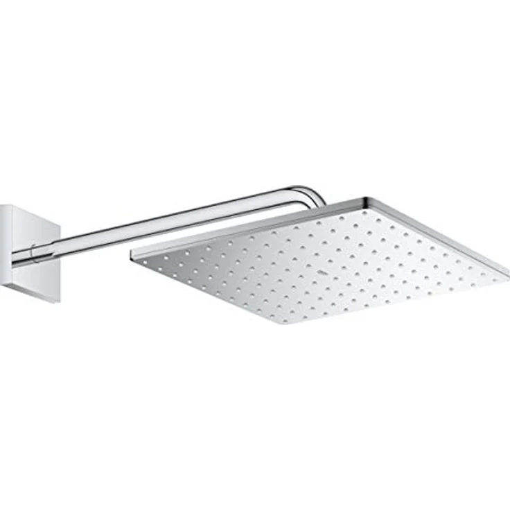 GROHE Rainshower 310 - Kopfbrauseset (wassersparend, 422mm Kopfbrause, Antikalk- System) , eckig, chrom, ‎26564000 – Bild 2