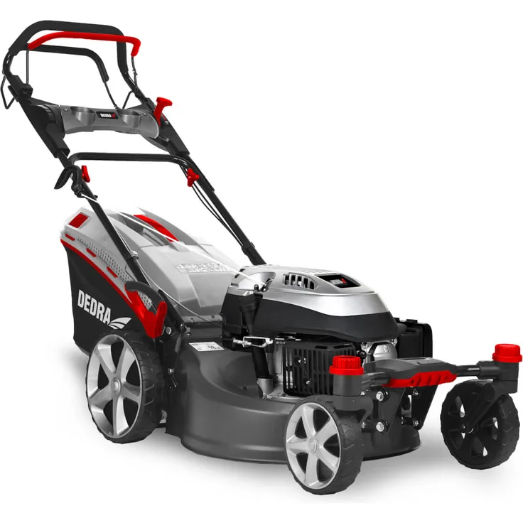 CARUNO DEDRA DED8727-51C, Benzin-Rasenmäher mit 4,2 kW Antrieb, Geschwindigkeitsregelung, 51 cm Schnittbreite, 65 L Fangbehälter, robustes Stahlgehäuse