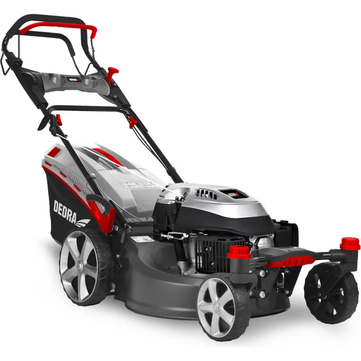 CARUNO DEDRA DED8727-51C, Benzin-Rasenmäher mit 4,2 kW Antrieb, Geschwindigkeitsregelung, 51 cm Schnittbreite, 65 L Fangbehälter, robustes Stahlgehäuse