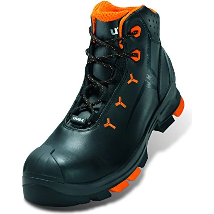 Uvex 2 Arbeitsschuhe - Sicherheitsstiefel S3 SRC ESD - Orange-Schwarz, Größe:38 – Bild 1