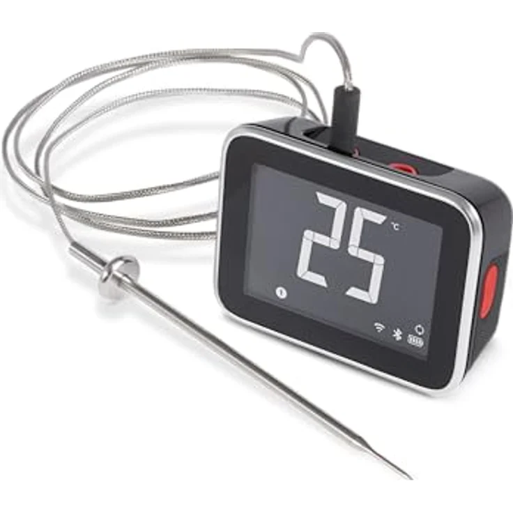 Weber Smart Hub Display Booster Thermometer, Grillthermometer mit 2 Fühlern, präzise Temperaturmessung, WLAN- und App-Steuerung, schwarz (3400624) – Bild 3