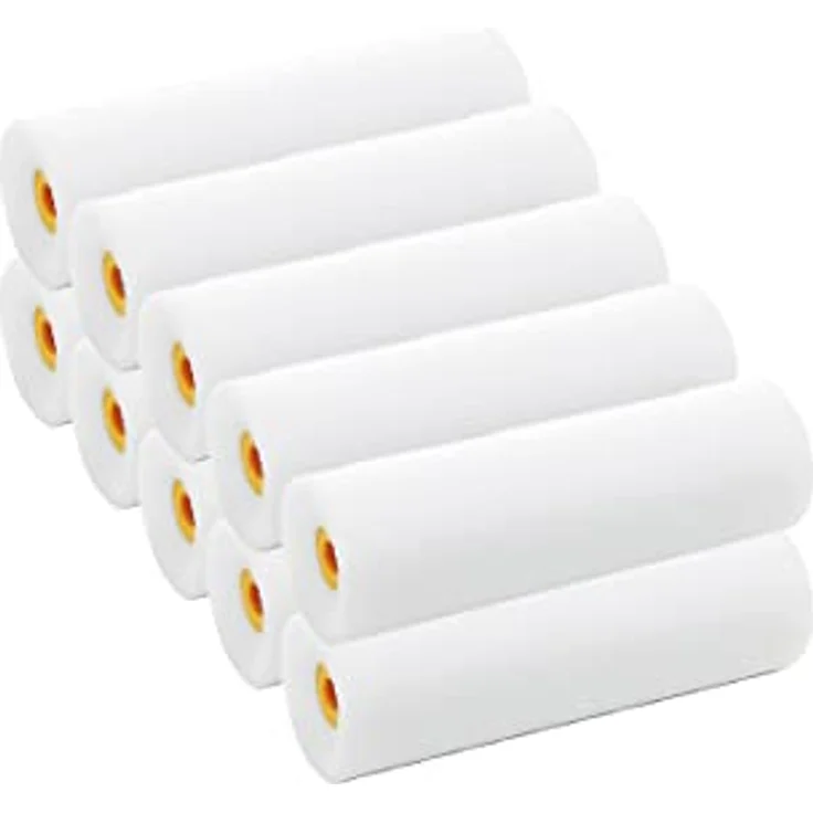 varivendo Schaumwalze, superfein, 11 cm, für glatte Oberflächen, 10 Farbrollen, Lackierwalze – Bild 1