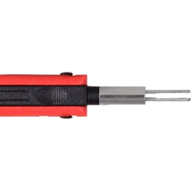 KSTOOLS Kabel-Entriegelungswerkzeug für Rundstecker/Rundsteckhülsen, fachgerechte Entriegelung für 2,5mm Kontakte, aus Federbandstahl, Länge 138mm – Bild 1