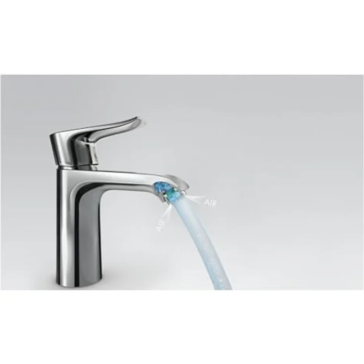 hansgrohe Metris 110 Spültischarmatur, chrom, LowFlow, ComfortZone 110, Normalstrahl, Durchflussmenge 3,5 l/min – Bild 4