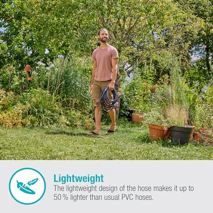 Gardena Textilschlauch Liano Life 1/2", 30 m Set – Bild 5