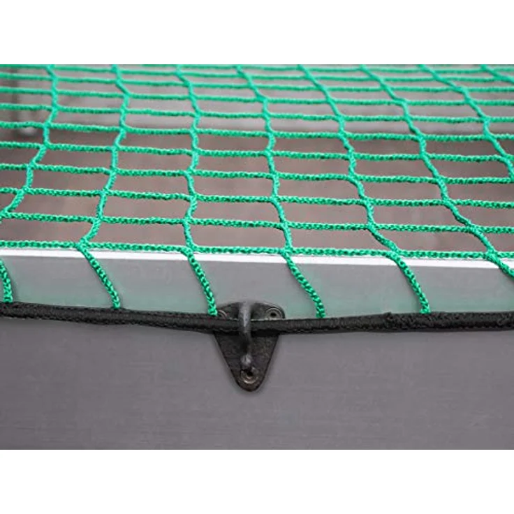EUFAB Schutznetz Anhängernetz, 2x3 m, grün, aus Kunststoff mit 45 mm Maschenhöhe – Bild 3