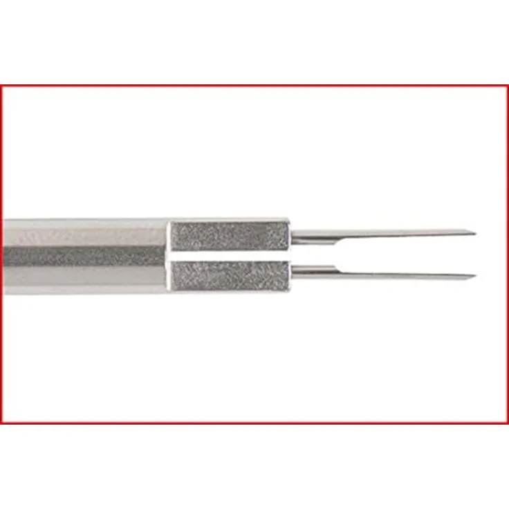 KSTOOLS Entriegelungswerkzeug für Flachsteckhülsen 1,5 mm, präzise und zerstörungsfreie Entriegelung, hochwertiger Federbandstahl, mit Schutzbügel – Bild 3