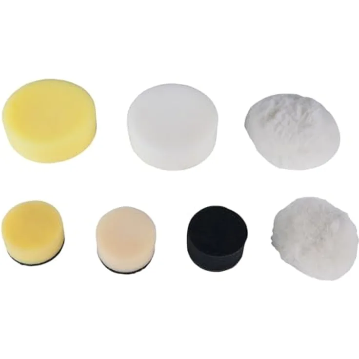 KSTOOLS Kunststoffpad gelb, ø 50,0mm, 5er Pack für glatte Oberflächen