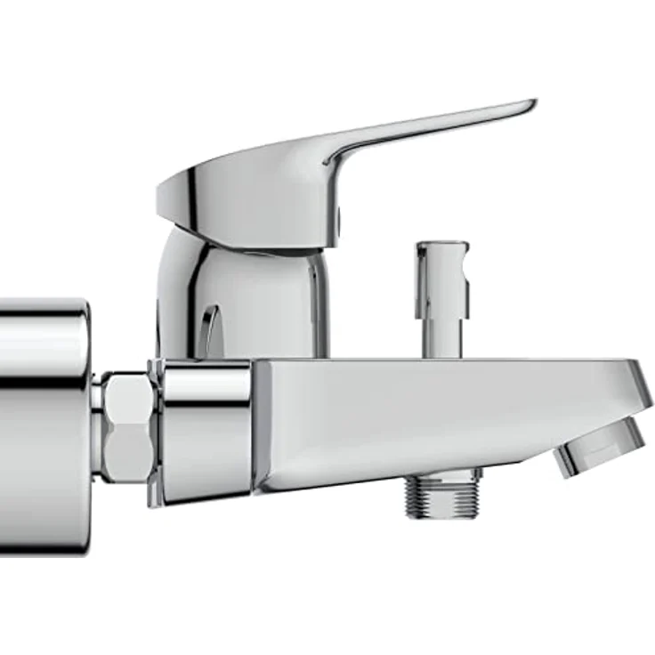 Ideal Standard Ceraflex Aufputz Badearmatur, Chrom, mit Eco-Einstellung und Heißwassertemperaturbegrenzer – Bild 2