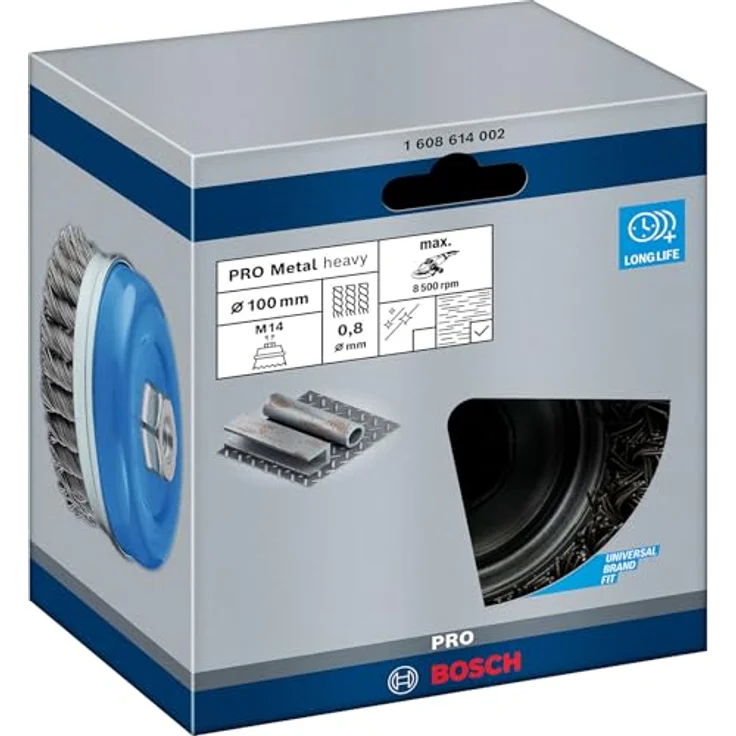 Bosch Topfbürste 100 mm, 0,8 mm, 8500 U/ min, 14 - Preisvergleich – Bild 5