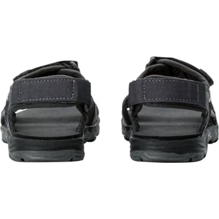 Jack Wolfskin Taraco Beach Sandal K, Sicherheitssandalen für Mädchen mit EVA-Dämpfung und atmungsaktivem Mesh, Schwarz, (40) – Bild 4