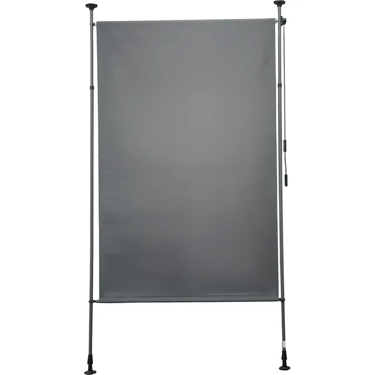 Garden Pleasure Klemm-Sichtschutz, flexibler Sichtschutz in Anthrazit, L270xB150xH228-316cm, windbeständig und wasserabweisend