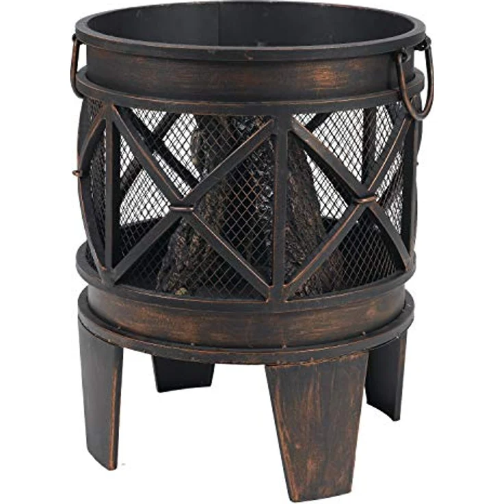 tepro 1127 ''Gracewood'' Fire Basket - Bronze (12-Piece) – Bild 5