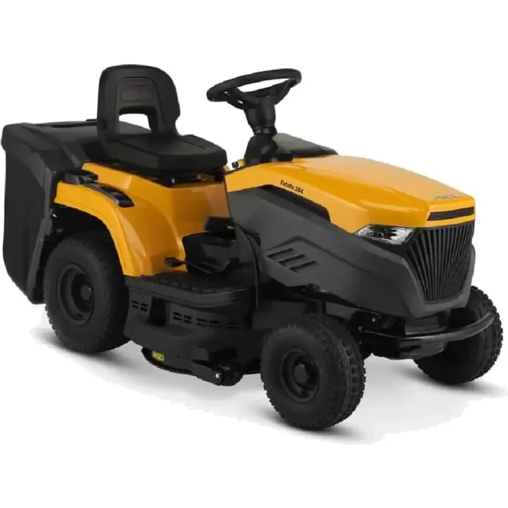 Stiga Rasentraktor Estate 384 SE, Benzinmäher mit 414 cm³ Motor, 84 cm Mähbreite und hydrostatischem Getriebe, ideal für Flächen bis 3500 m²