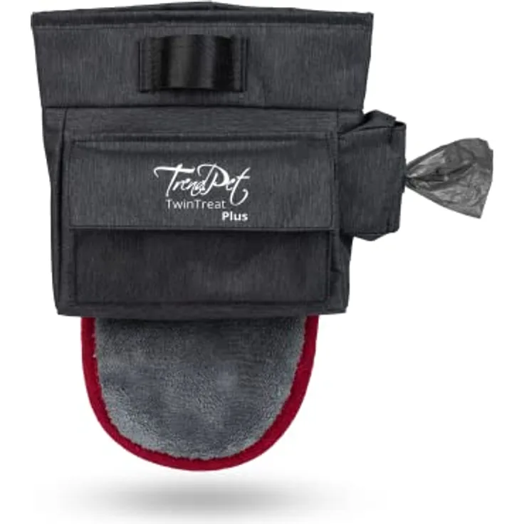 Trend Pet Snack-Tasche TwinTreat Plus, Grau, Hundespielzeug