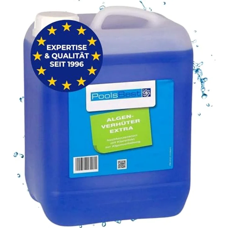 5 l - PoolsBest® Algenverhüter extra - hochkonzentriert & schaumfrei – Bild 2