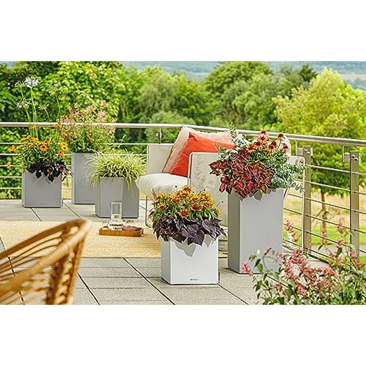 Lechuza Kit komplett für Garten, grau, 40 x 40 x 76 cm – Bild 8