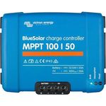 Victron Energy BlueSolar MPPT 100V 50 Amp 12/24-Volt Solar Laderegler, intelligentes MPPT-Design, Bluetooth-Funktion, schwarz