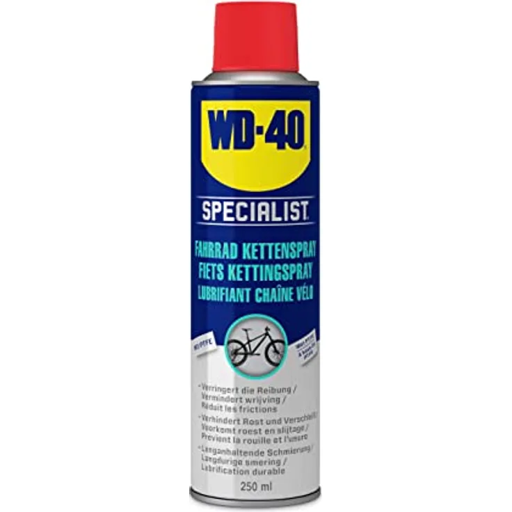 WD-40 Specialist Fahrrad Kettenspray 250 ml, Kettenpflege, Kettenreiniger