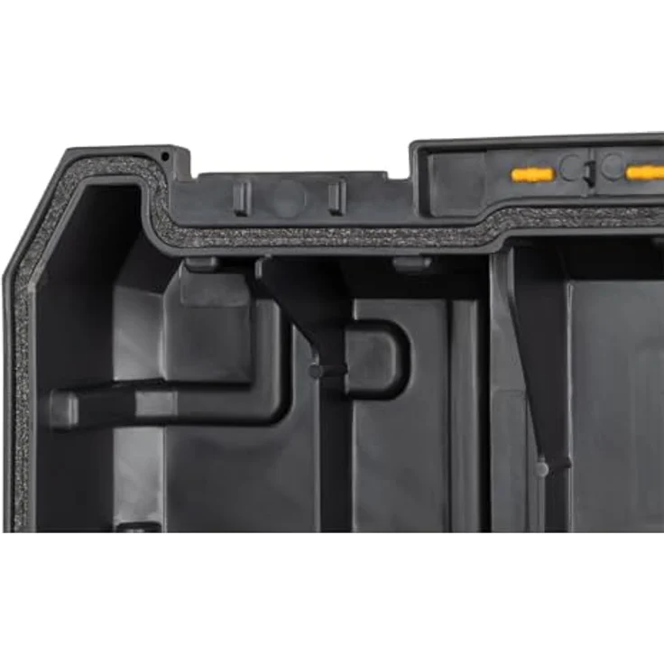 Dewalt T-STAK Turm 3 in 1 McLAREN-Ausgabe, mobile Aufbewahrungsbox mit IP54 Schutz, 3 Fächer, 50 kg Tragkraft, mit Teleskopgriff und 7-Zoll-Rädern – Bild 7