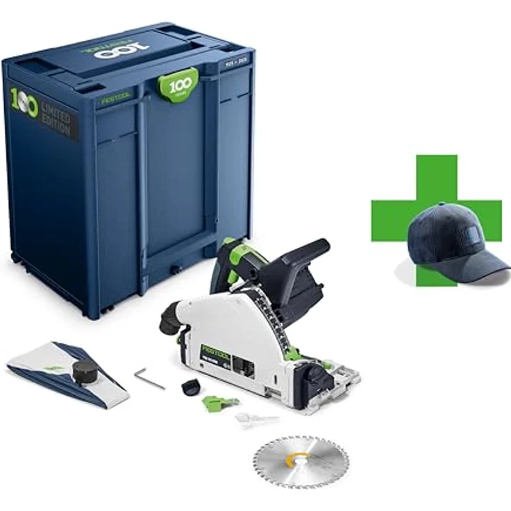 Festool TSC 55 KEB-Basic 100Y Limited Edition, Akku-Tauchsäge mit KickbackStop, im Systainer ohne Akku und Ladegerät – Bild 1