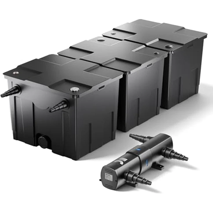 WilTec Set SunSun 90000l Bio Teichfilter 36W UVC Teichklärer – Bild 2