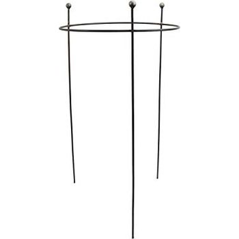 Hirsch Terracotta Staudenhalter BODO Kugel rund Ø 40 cm Höhe 95 cm
