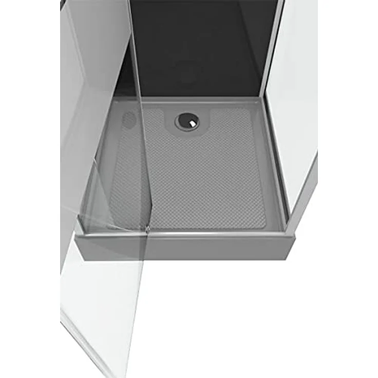 MARWELL Komplettdusche Fertigdusche Dusy 80 x 80 x 225 cm – Dusche mit Fronteinstieg – Duschkabine mit hochwertigen Aluminiumprofilen - Einstiegshöhe 16 cm – Bild 4