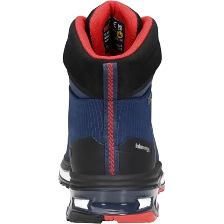 GCS Batai ELTEN Bente XXE GTX Blue Mid ESD S3 Sicherheitsschuhe, hydrophobiertes Textilober-material, metallfreier Durchtrittschutz, Stahlkappe, Größe 46, blau – Bild 5