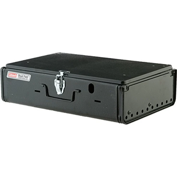 Coleman Unleaded 2-Flamm Campingkocher, tragbarer Gaskocher mit 4,22 kW Leistung, schwarz – Bild 2