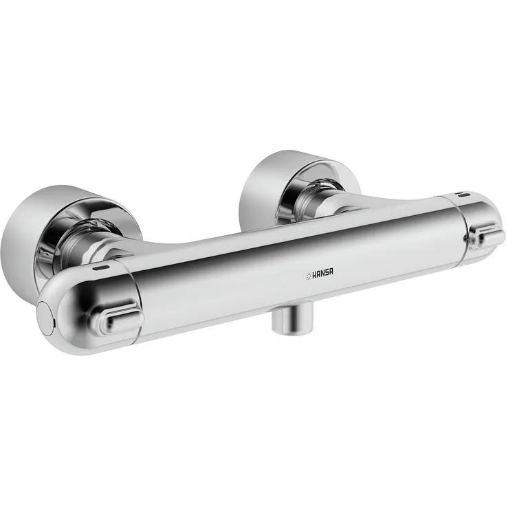 HANSA Hansacare Brause-Thermostat-Batterie (G1/2) für Wandaufbau, mit Verbrühschutz und Thermo Cool-Funktion